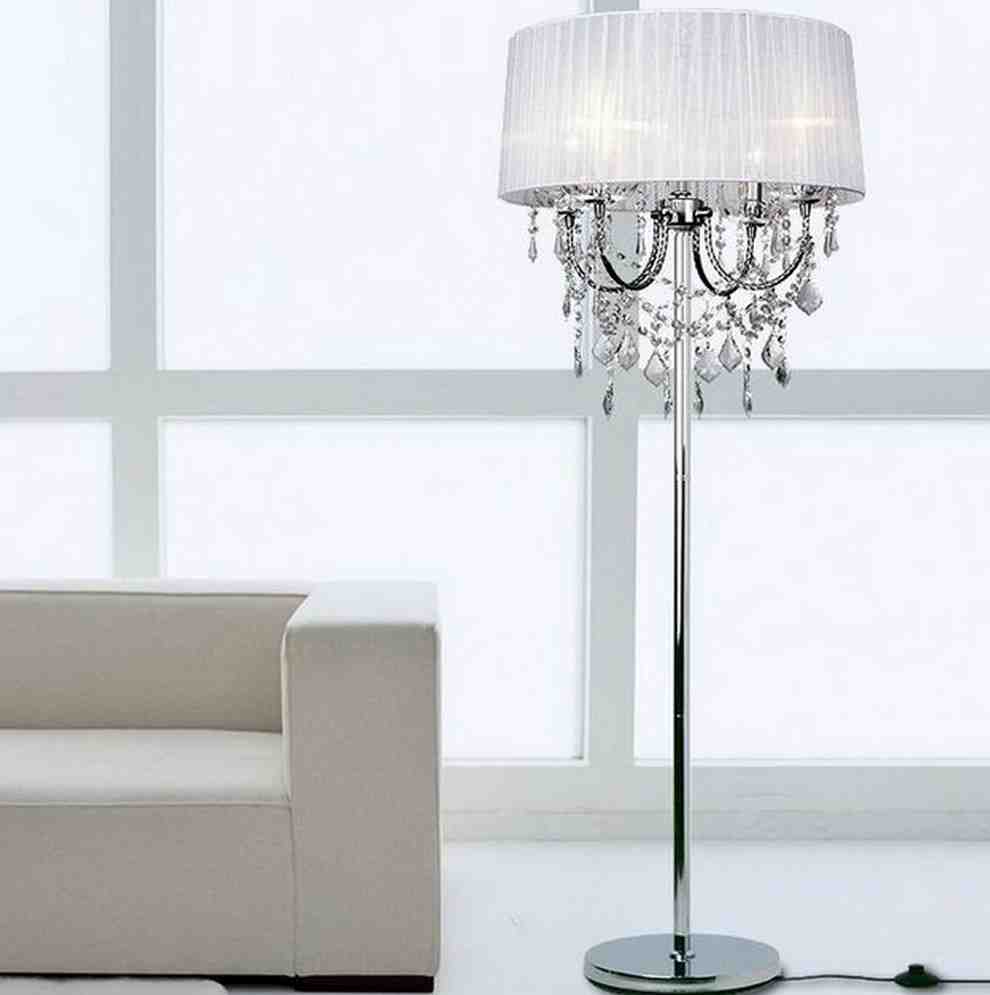 Add Glamor to your home with Floor lamp chandelier ...