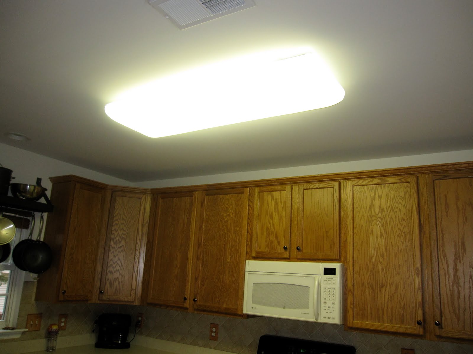 florescent light fixture for kitchen