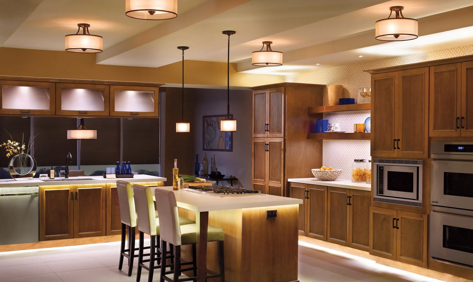 Get large amount of illumination with Led kitchen ceiling lights
