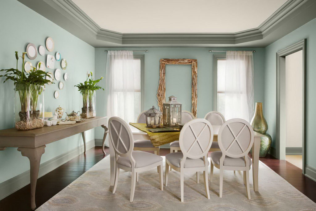 Making Your Home Ethereal With Light blue wall color Warisan Lighting