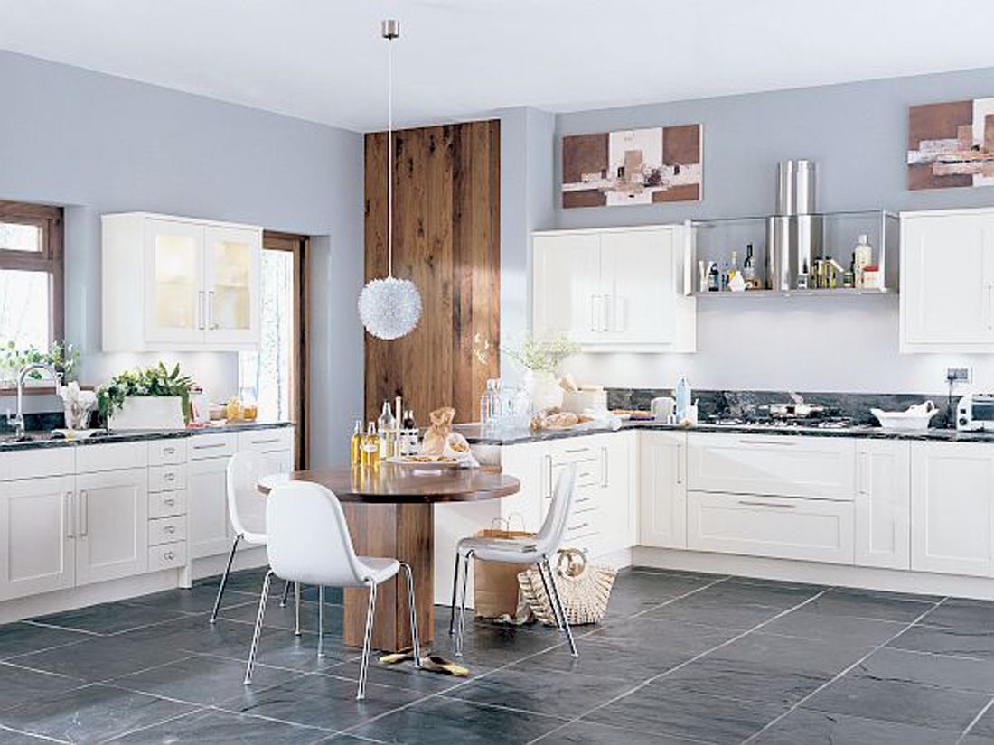 light grey for kitchen walls