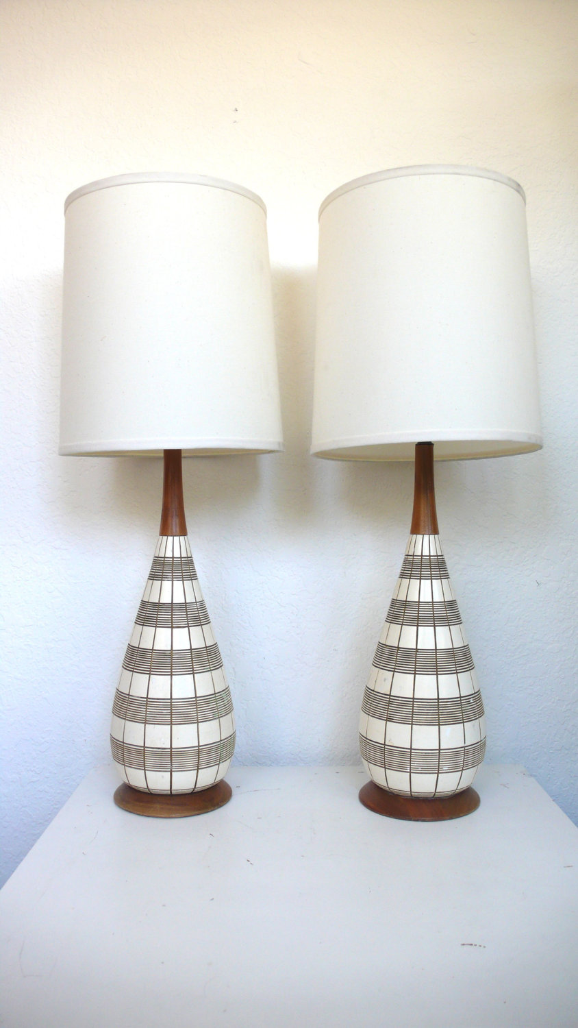 Mid century modern lamps