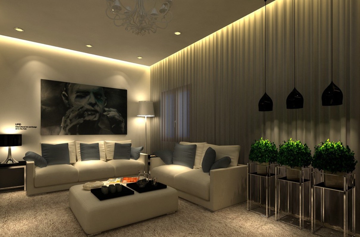 modern standing lights for living room