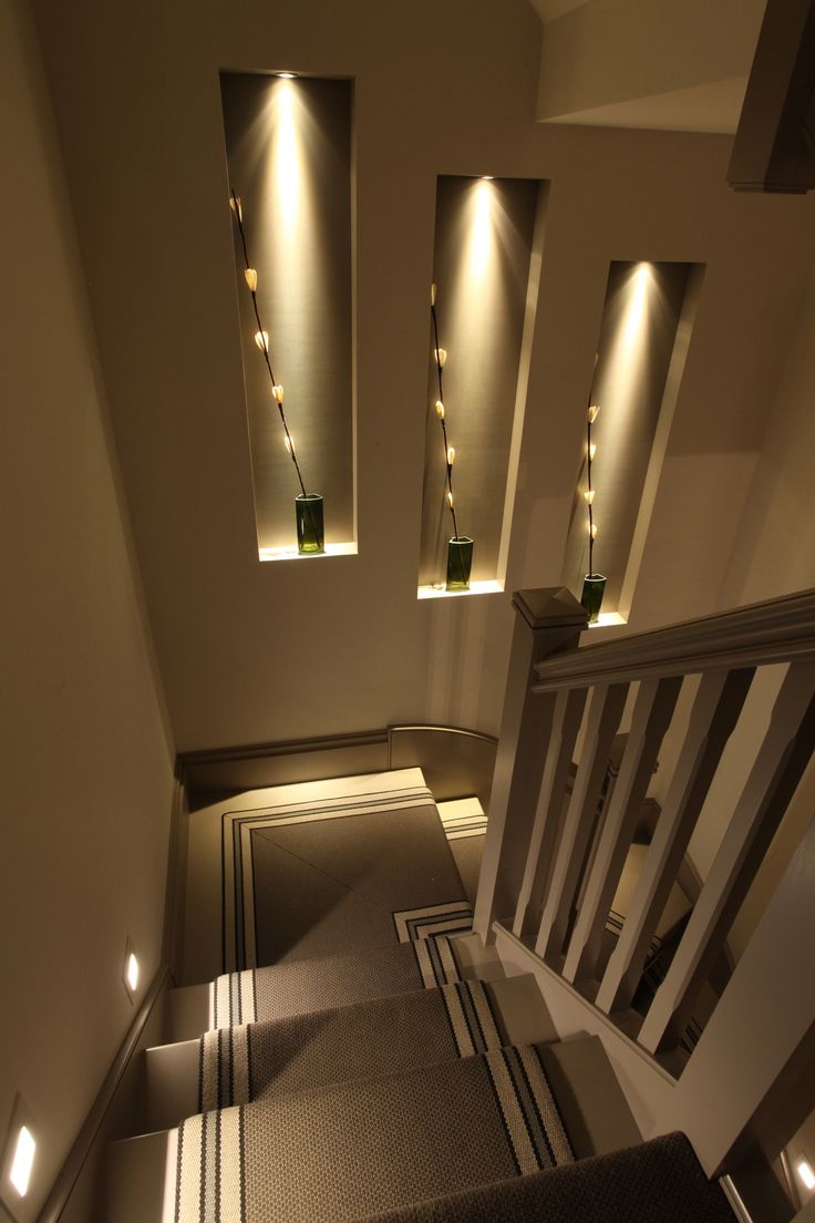 Stair wall lights - a decent instrument to use in a layered lighting