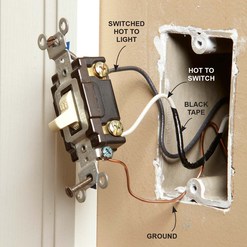 Wall light switch wiring - Create A Mood And Design For ...