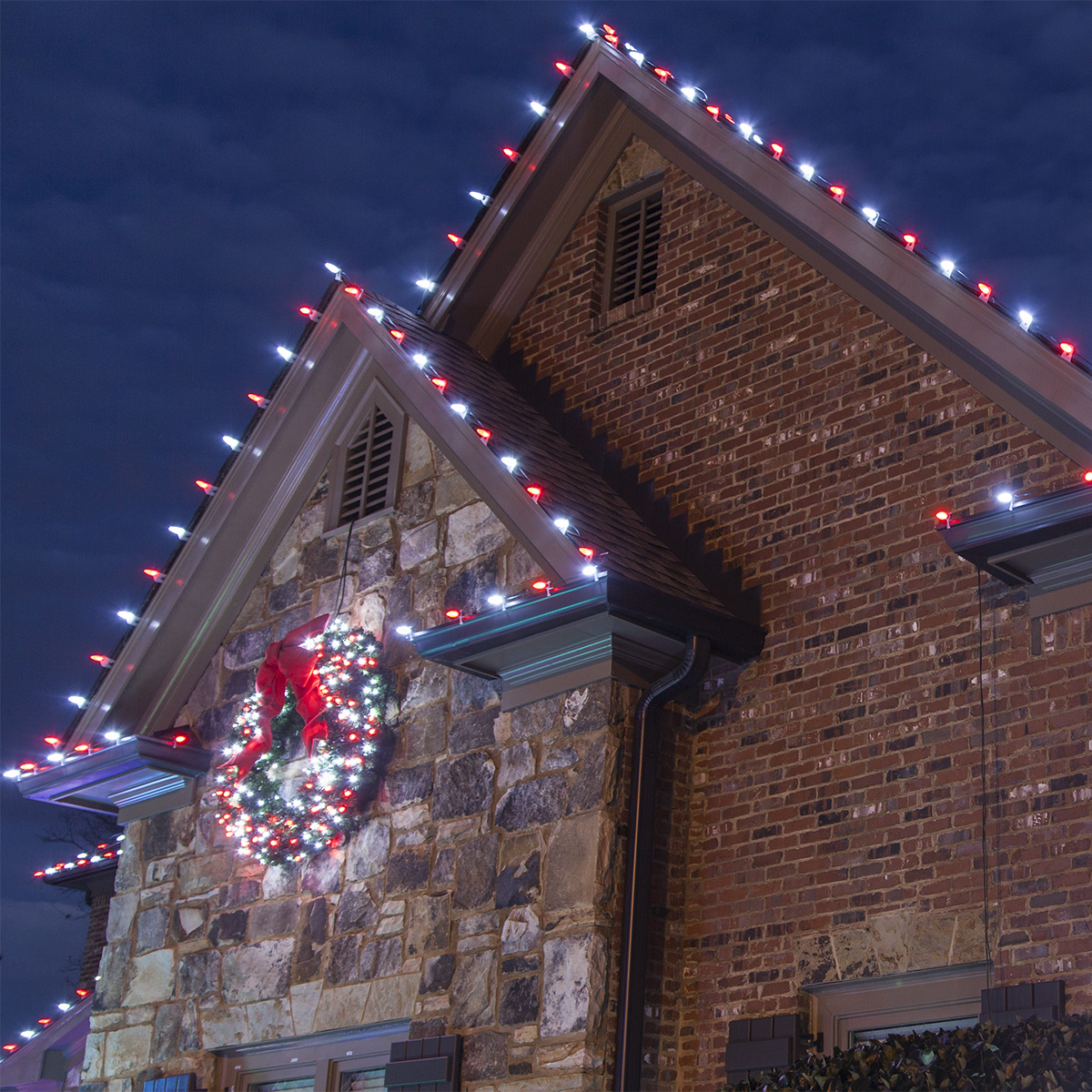outdoor house christmas lights