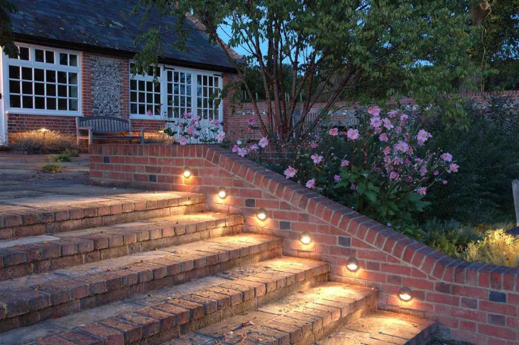 Groundworks for brick lights outdoor Warisan Lighting