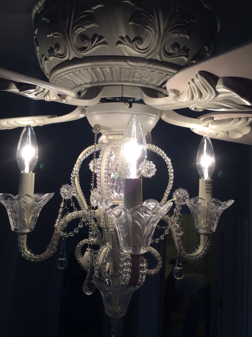 Ceiling fan crystal chandelier - best way to make your home look
