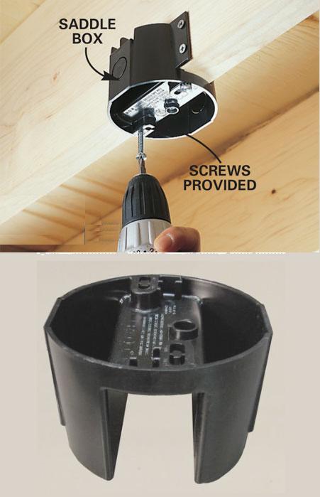 Ceiling fan junction box - Light and aerate your house at no extra ...