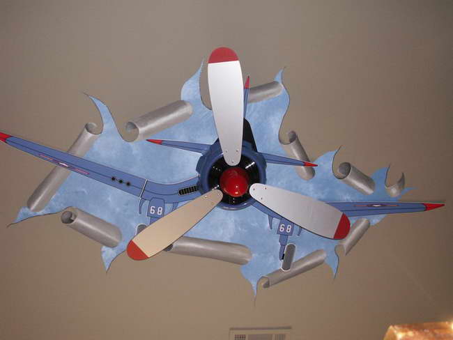 Airplane Ceiling Light Warisan Lighting Airplane Ceiling Light Photo 3