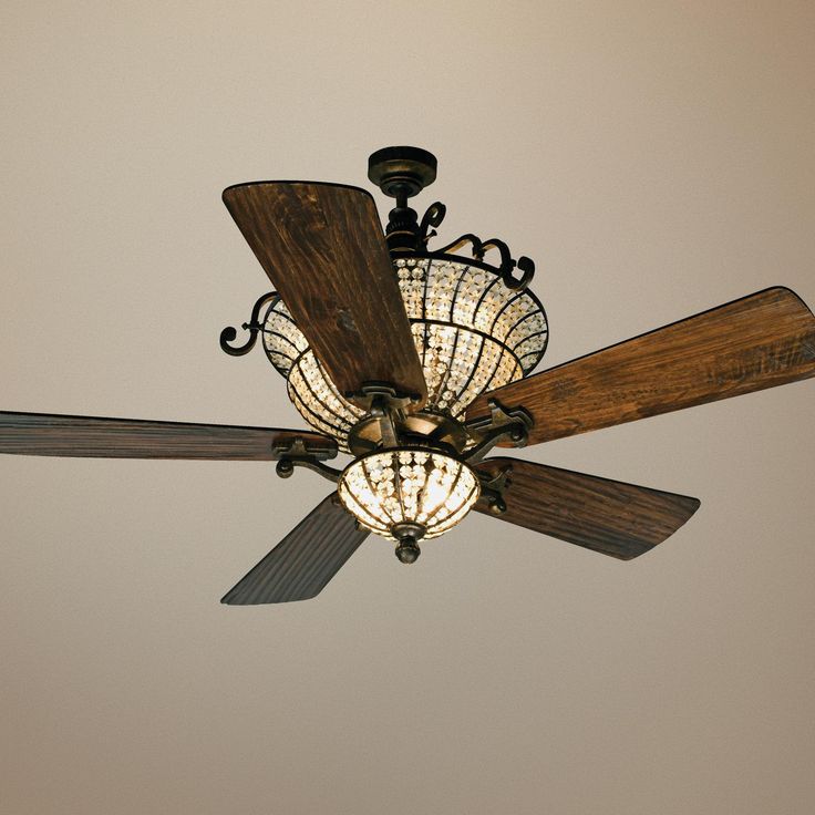 Ceiling fan crystal chandelier - best way to make your home look