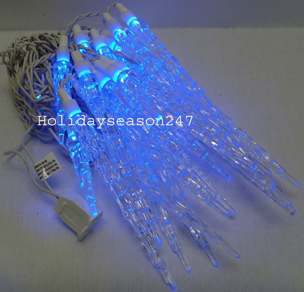 christmas outdoor icicle lights warisan lighting blue led icicle outdoor christmas lights