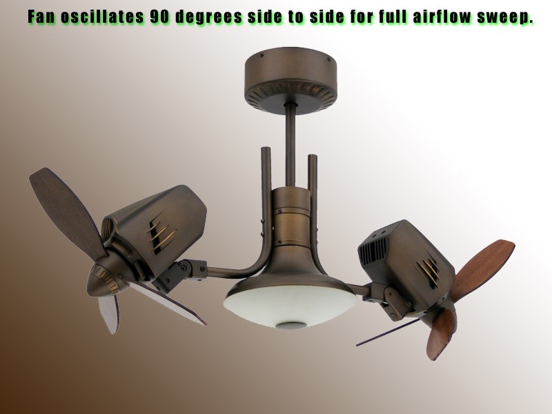All photos entries: dual head ceiling fans - taken from open sources ...