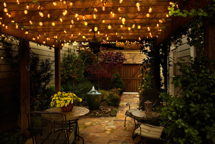 Edison outdoor string lights for decorating your home | Warisan Lighting