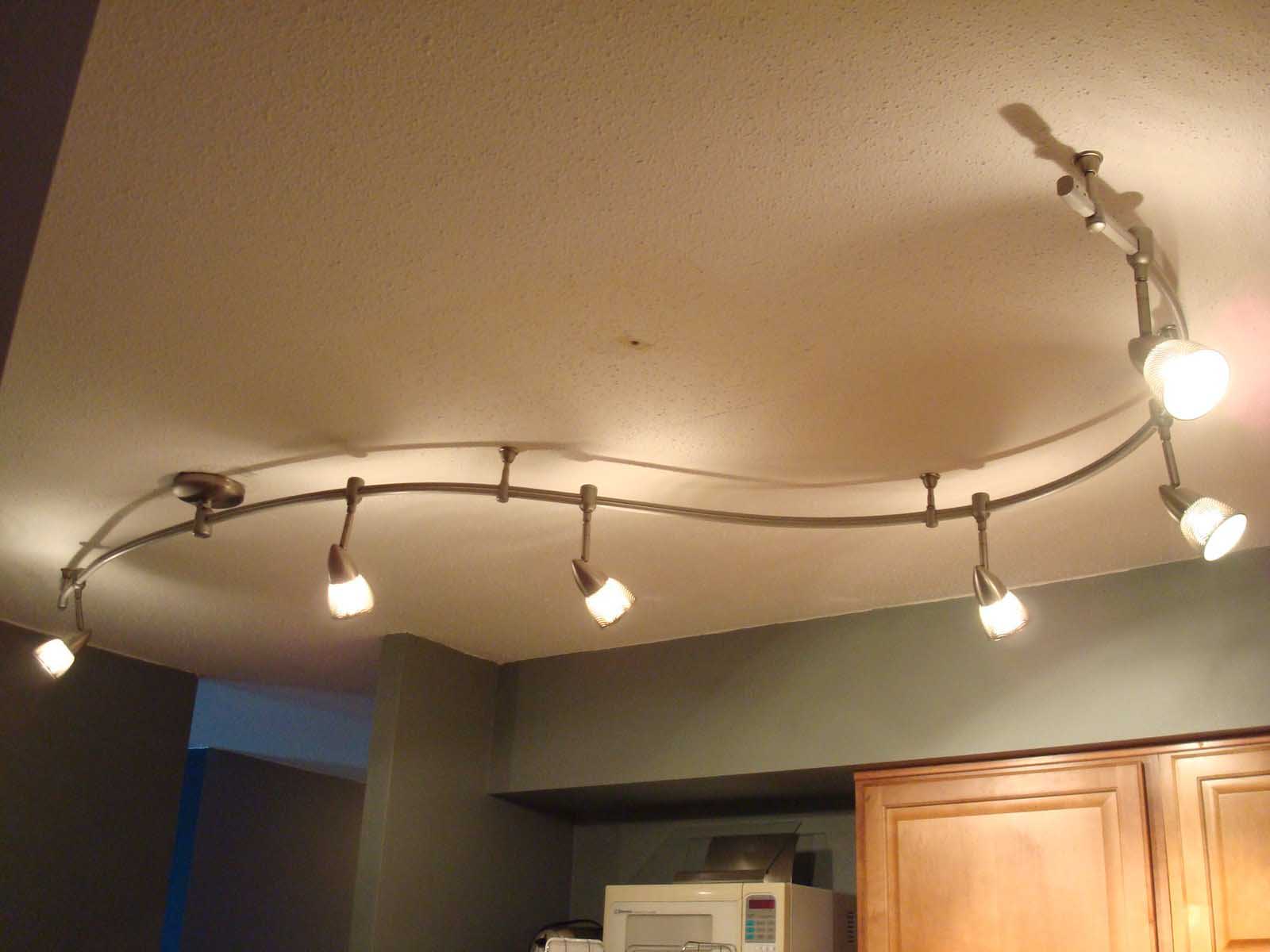track lighting fixture for kitchen