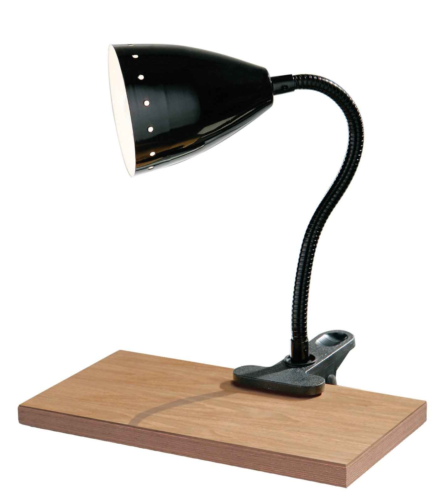 Wooden Best Table Lamps For Office with Wall Mounted Monitor