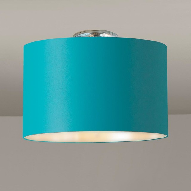 Teal ceiling light shades - 13 ideas to bring a unique interior design ...