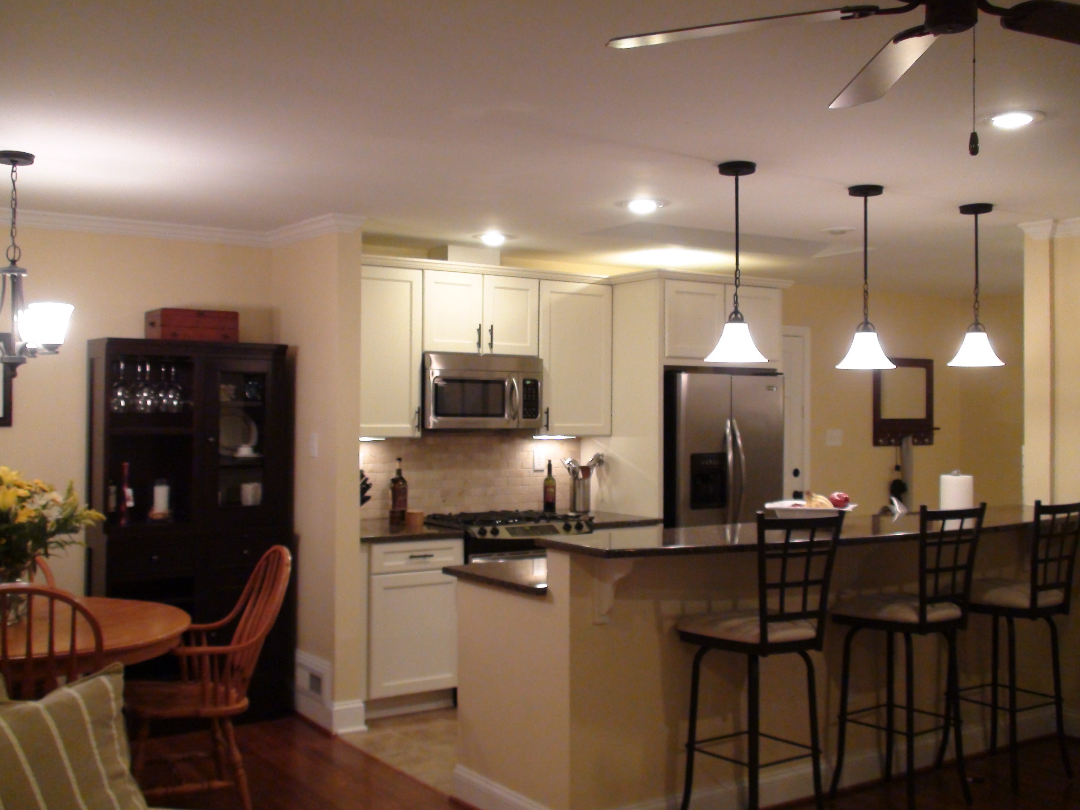 kitchen bar lights ceiling