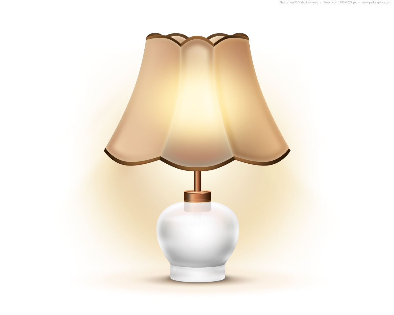 white lamp for living room