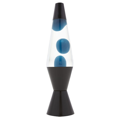 black lava lamp