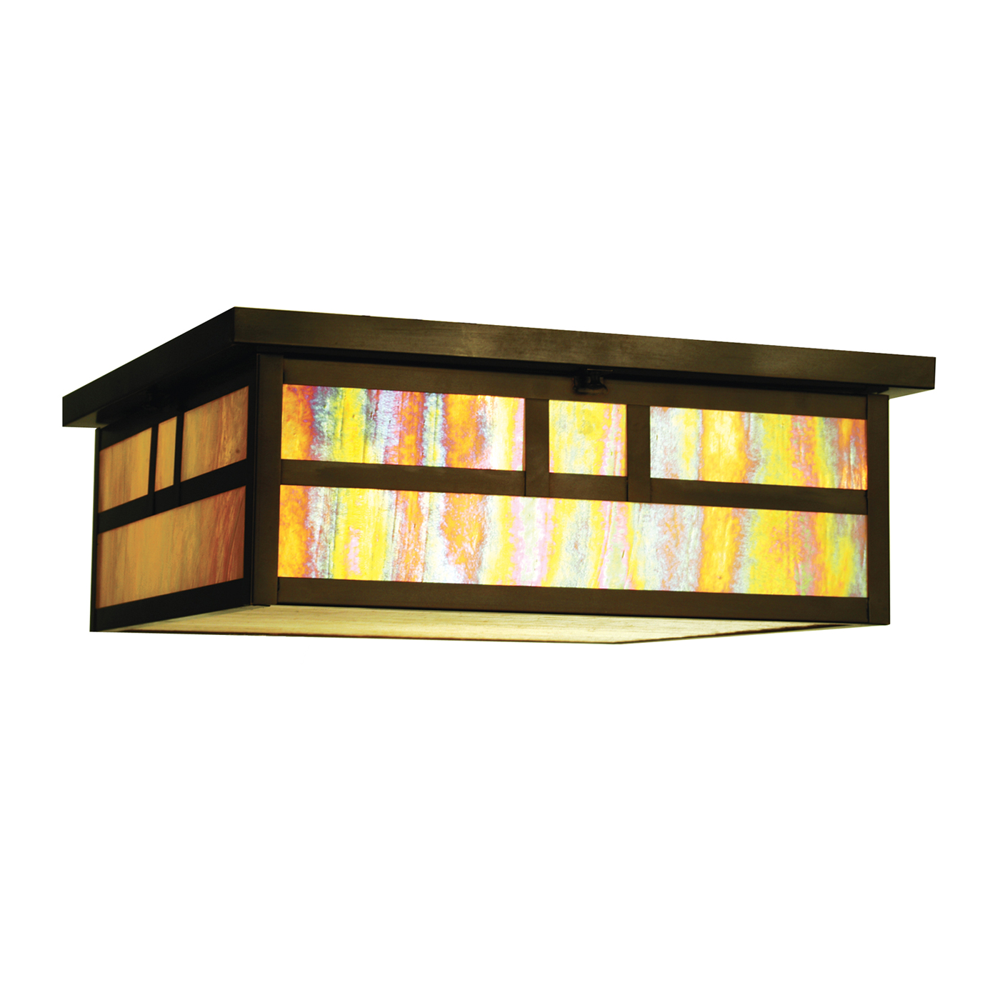 Craftsman Style Ceiling Light Illuminate Entire Rooms With Minimal Obstruction Warisan Lighting