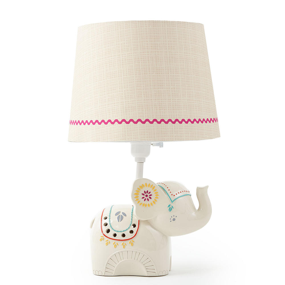 elephant nursery lamp