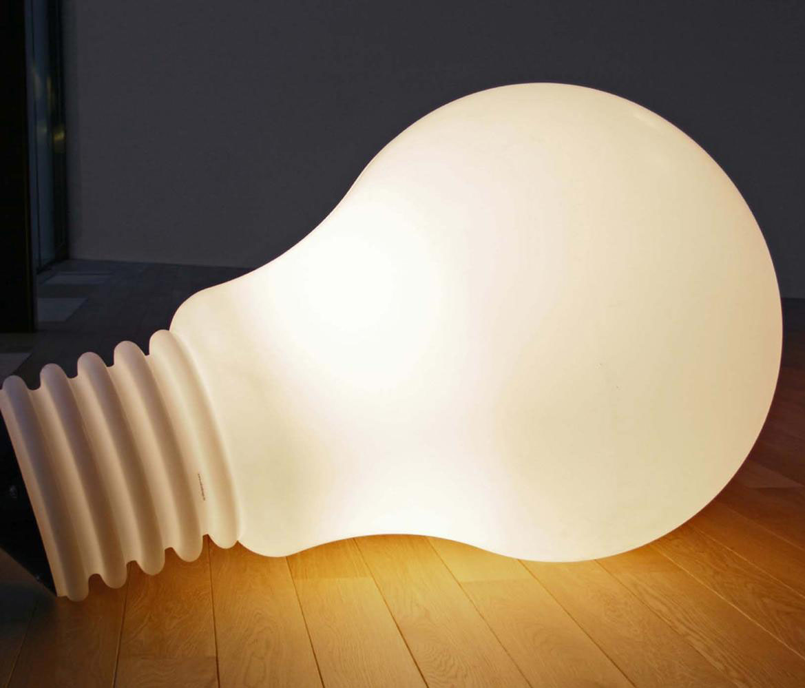 giant light bulb table lamp