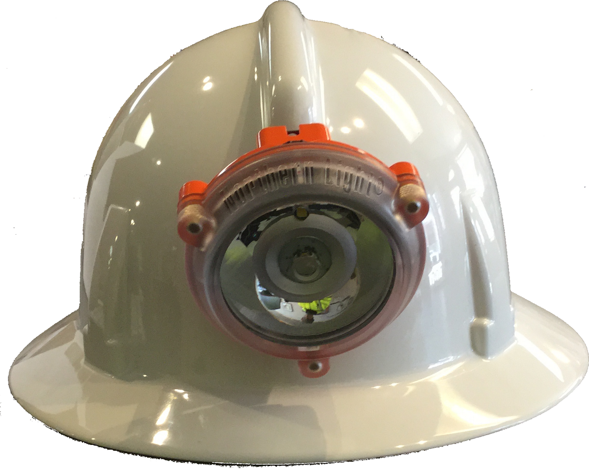 Hard hat lamp free lighting that is focused on the area Warisan