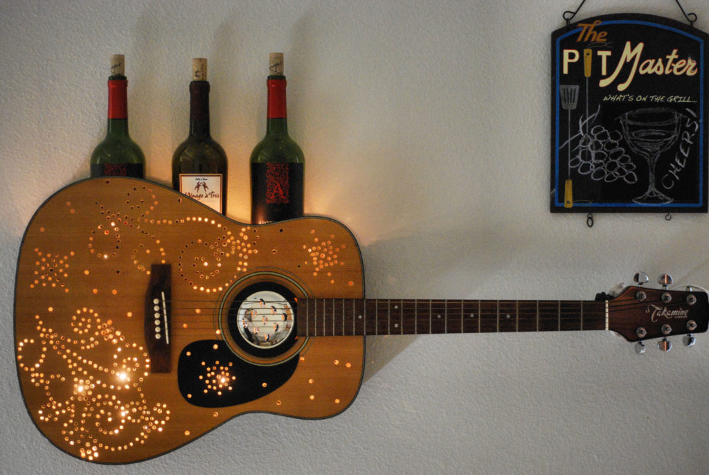 Lighted Guitar Wall Mount 12 Musical Inspirations To Enlighten Your