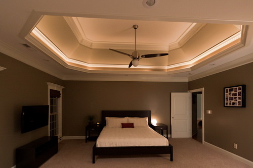 Lighted Tray Ceiling Enhances Beauty In Your Home Warisan Lighting