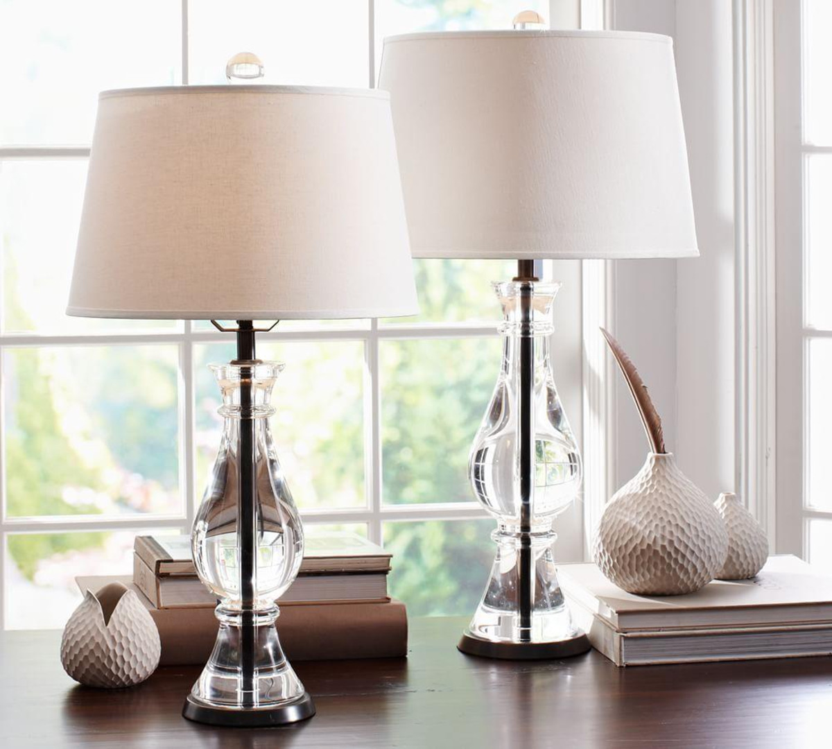 Pottery Barn Glass Lamps Photo 10 