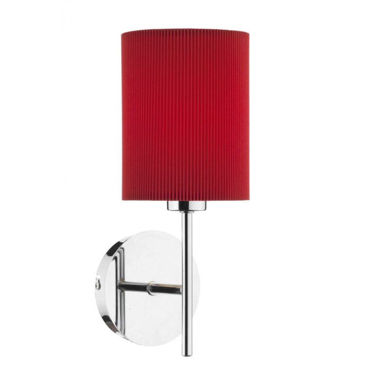 Red wall lights Add a splash of colour to your home ! Warisan Lighting
