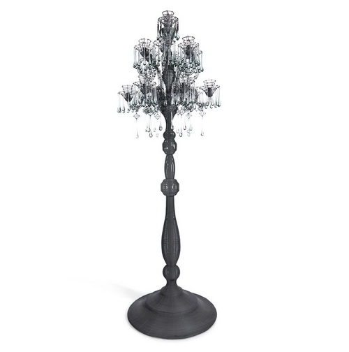 standing chandelier floor lamp