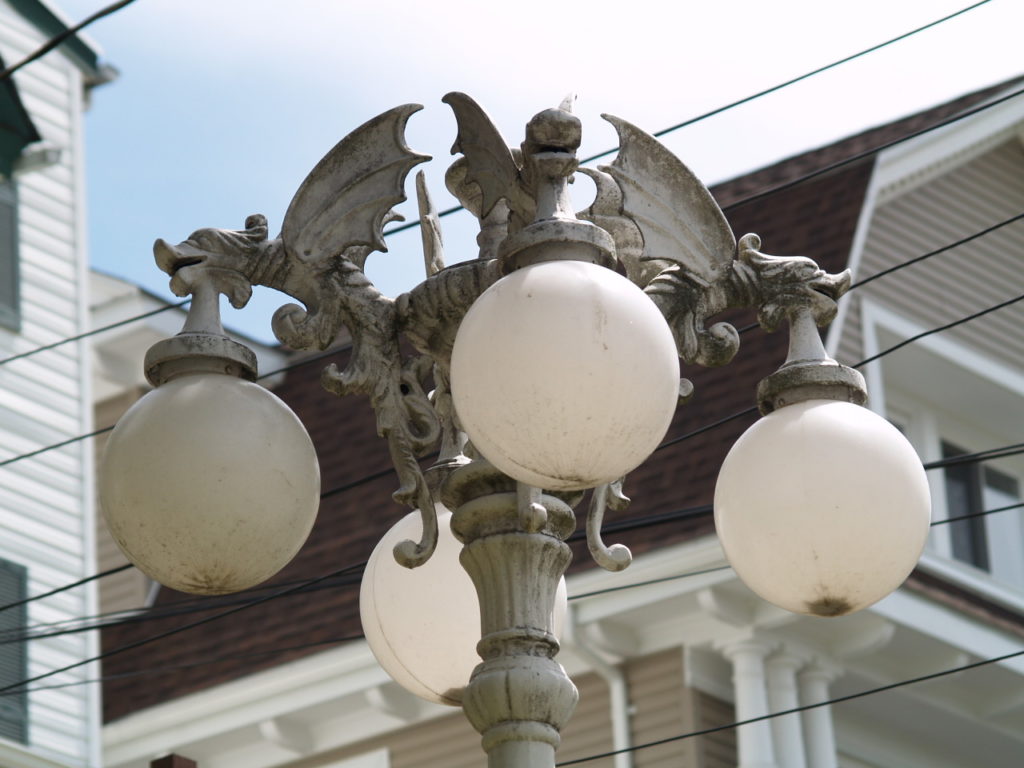 Antique street lamps a vintage feel for the sophisticated homeowner