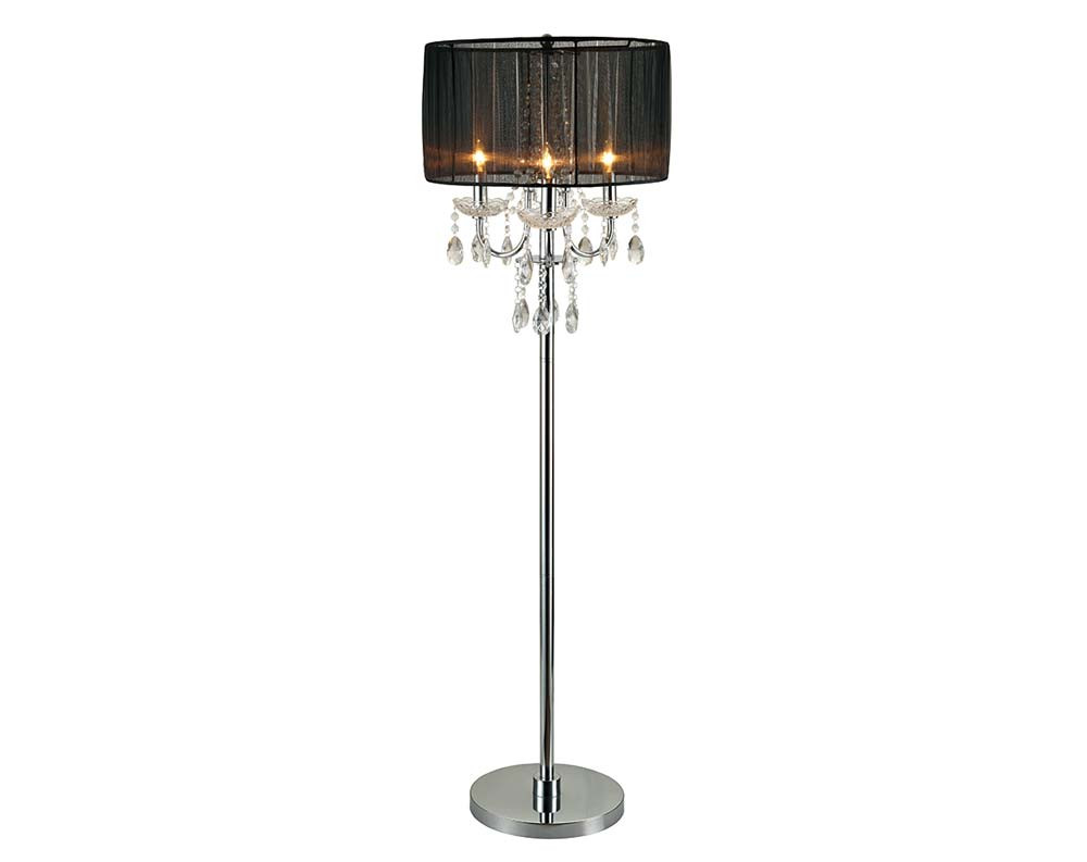 black chandelier table lamp