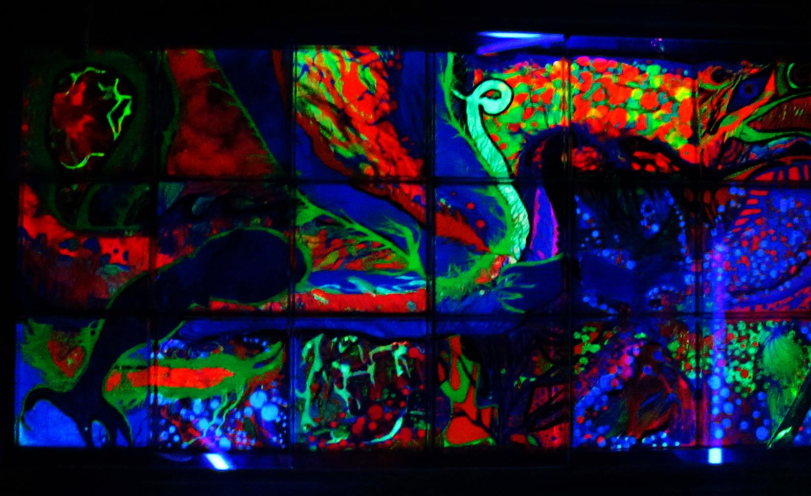 black light art