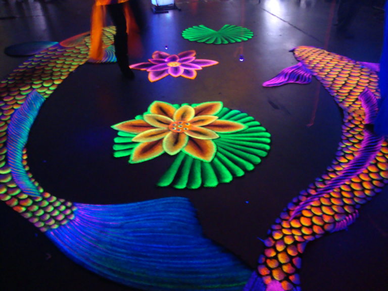 Black light wall art is the awesome decorative product? Warisan Lighting