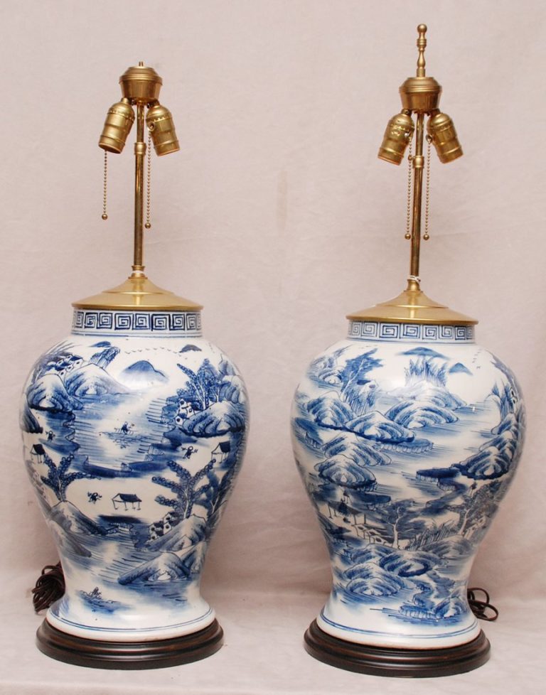 Blue and white ginger jar lamps - 25 tips for choosing - Warisan Lighting