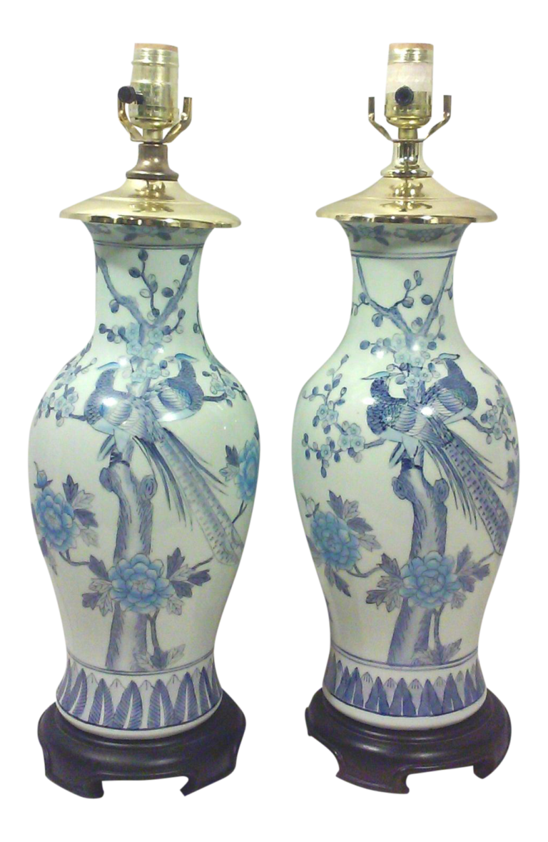 Blue And White Ginger Jar Lamps Photo 23 768x1179 