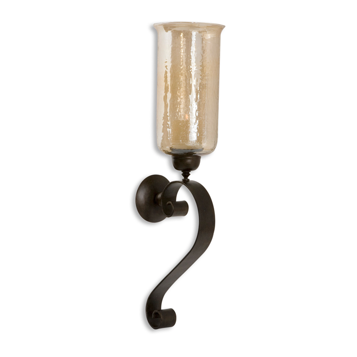 Give your room an interesting twist with candle light wall sconces