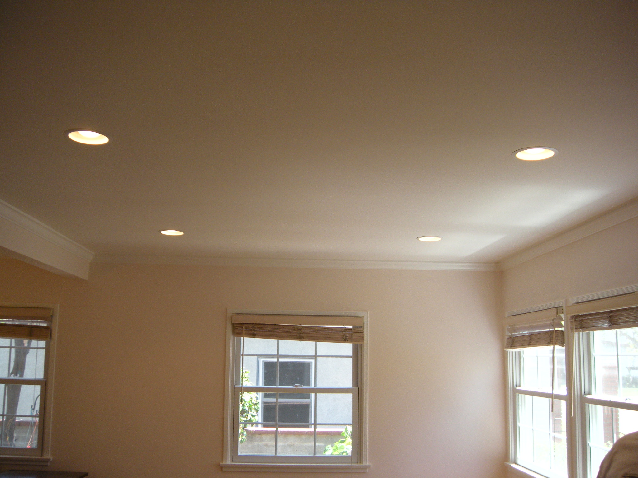 living room recessed ceiling lights