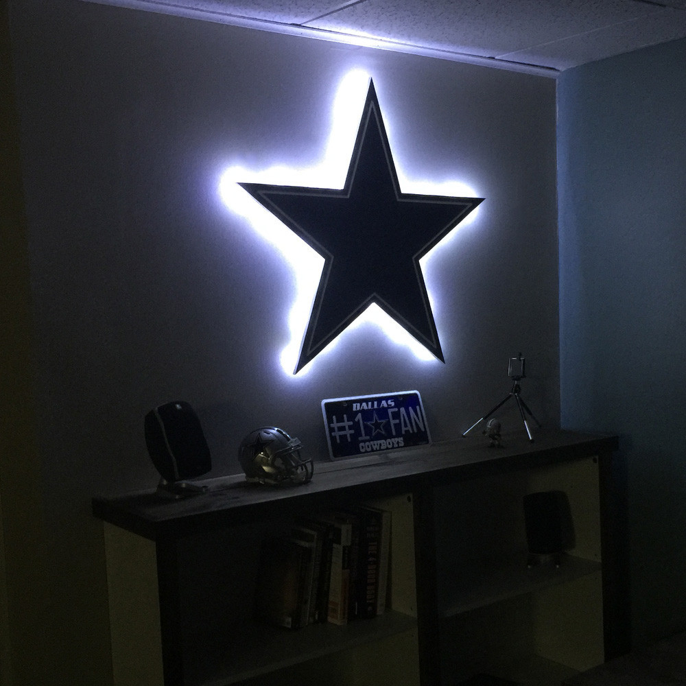 Make Stars Shining In Your Room With Dallas Cowboys Lamps