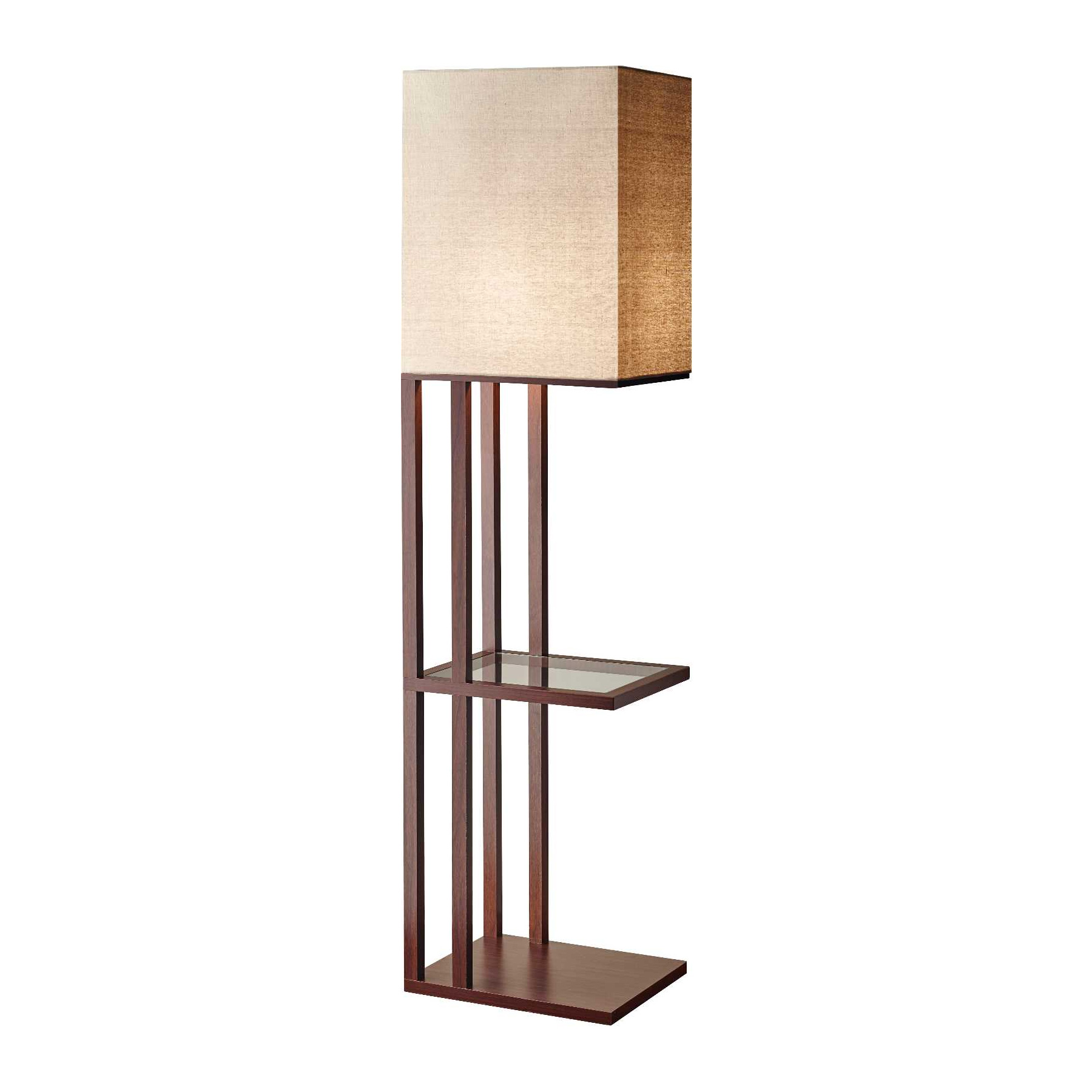 tall lamp with shelves