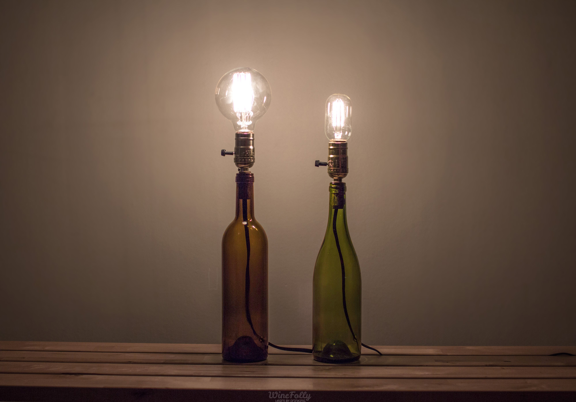 Mariner Glass Bottle Living Room Lamps