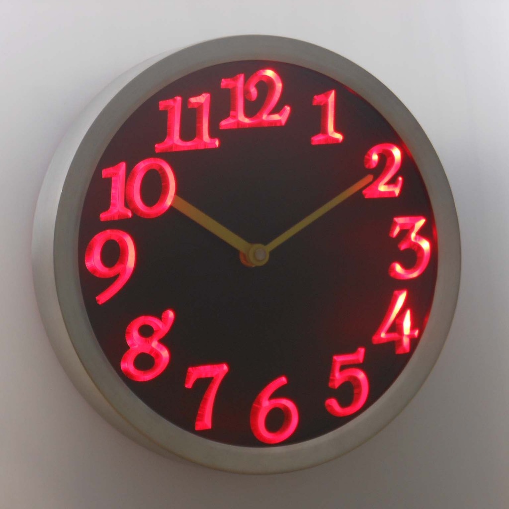 Save up some energy with the use of LED light wall clocks - Warisan ...