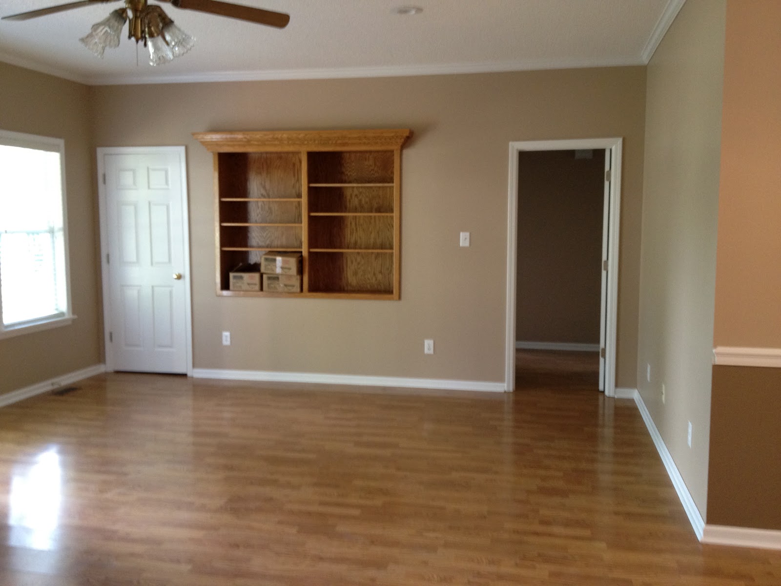 light brown wall paint living room