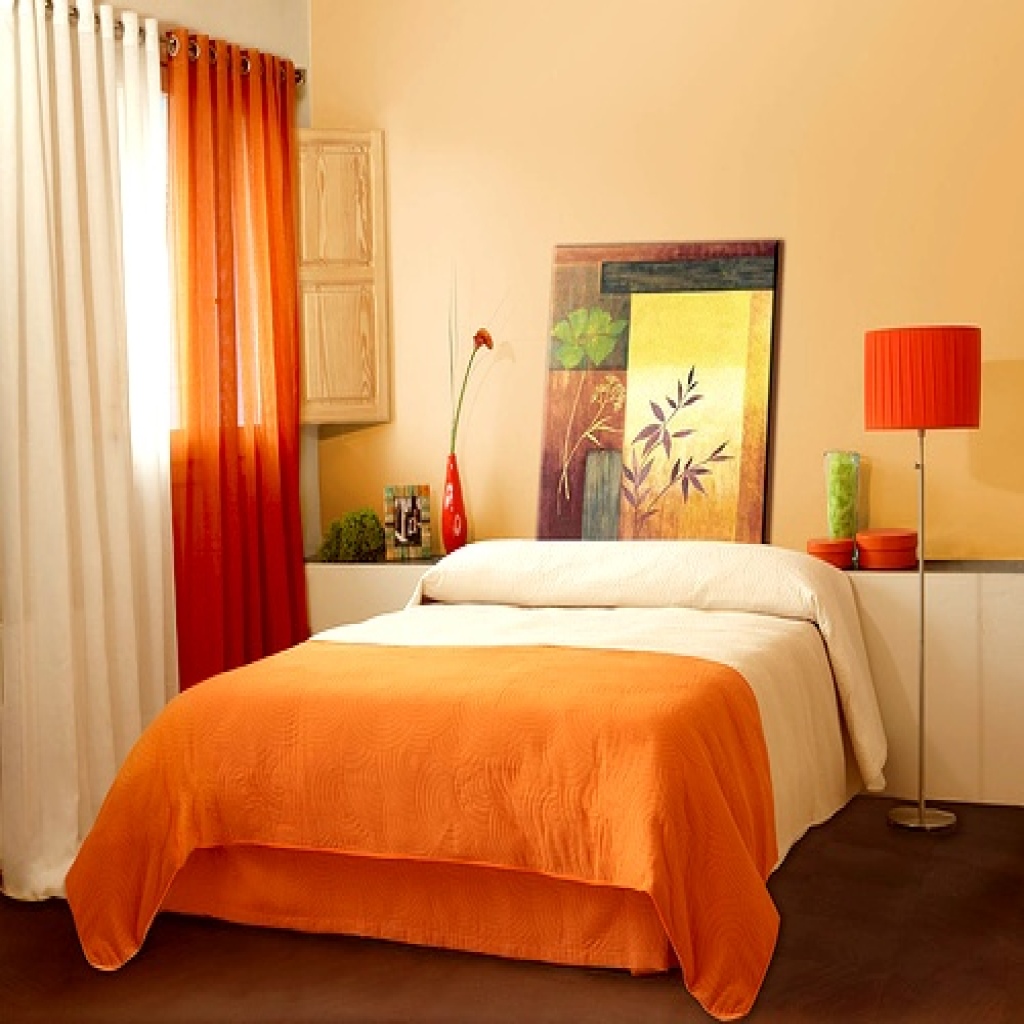 Make Home Decoration Fun With light orange wall paint ...