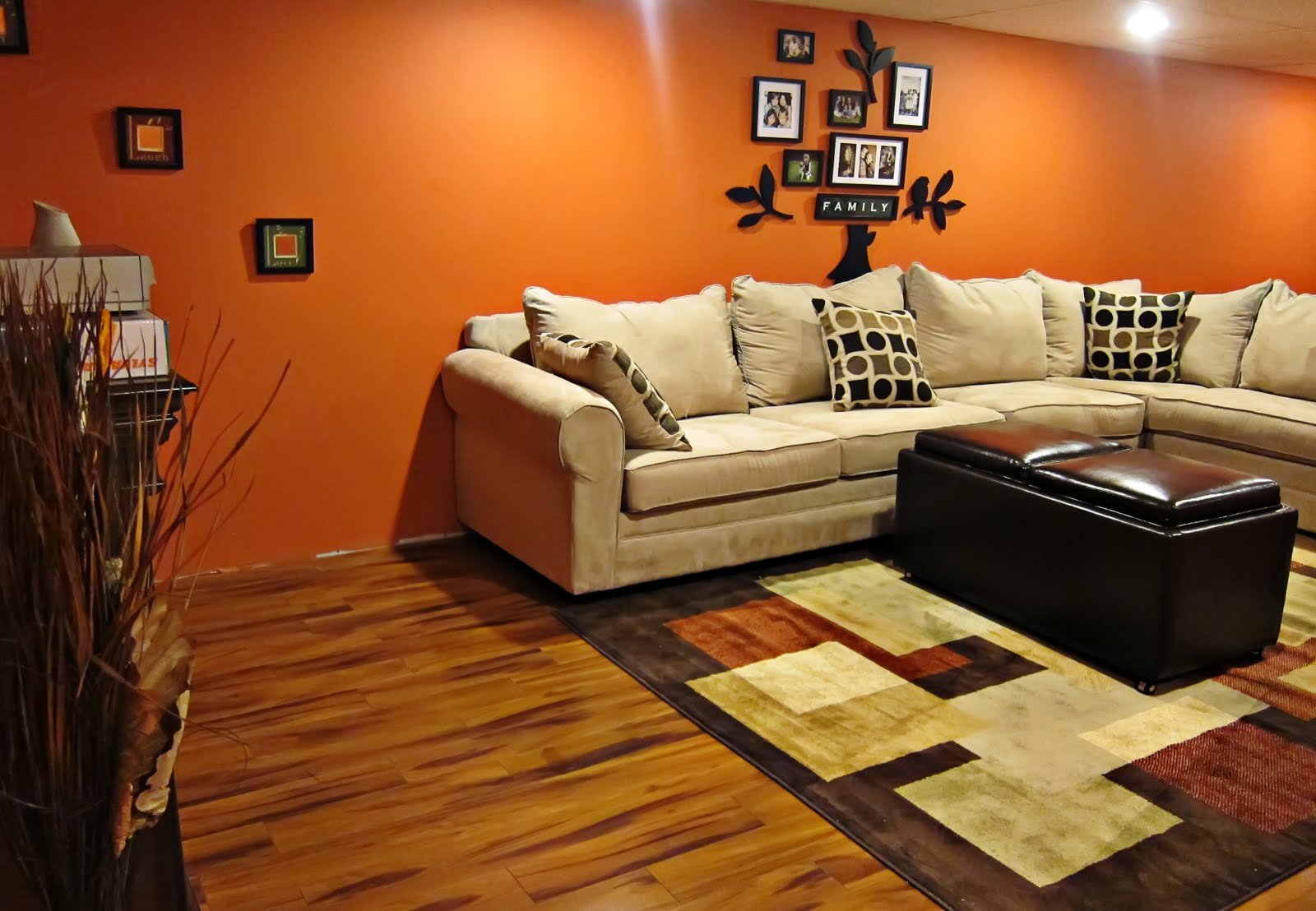 Make Home Decoration Fun With light orange wall paint - Warisan Lighting