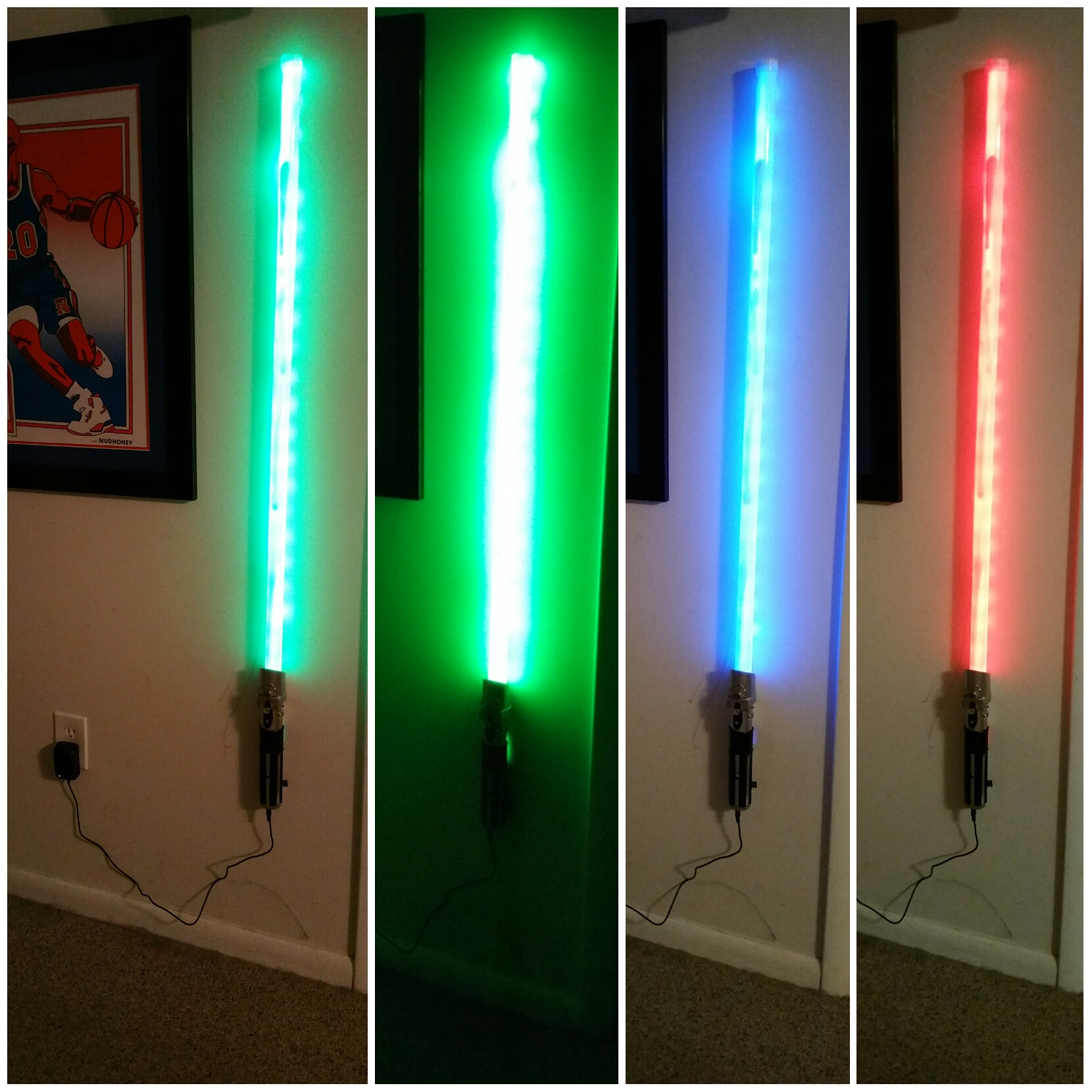 lightsaber lava lamp