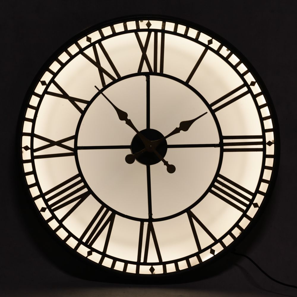 10 adventages of Light up wall clocks | Warisan Lighting